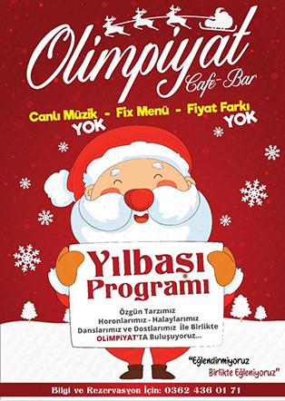 Atakum Olimpiyat Cafe & Bar 2018 Yılbaşı Programı