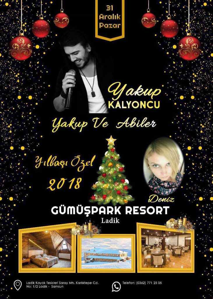 Gümüşpark Resort Ladik Yılbaşı 2018 Programı