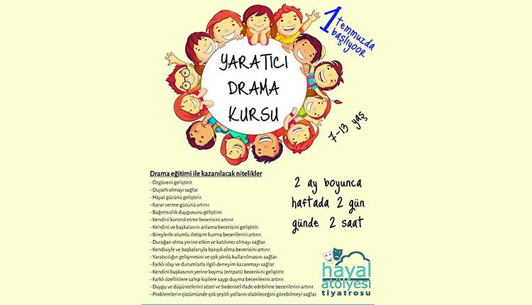 Hayal Atölyesi Tiyatrosu Yaratıcı Drama Kursu başlıyor