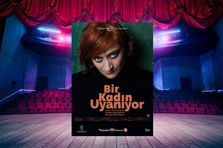 “Bir Kadın Uyanıyor” adlı tek kişilik tiyatro oyunu Samsun’da sahneleniyor