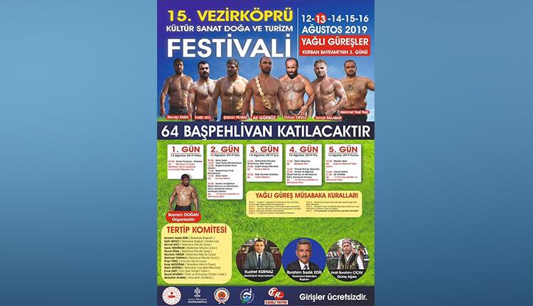 Vezirköprü Kültür Sanat Doğa ve Turizm Festivali 5 gün sürecek