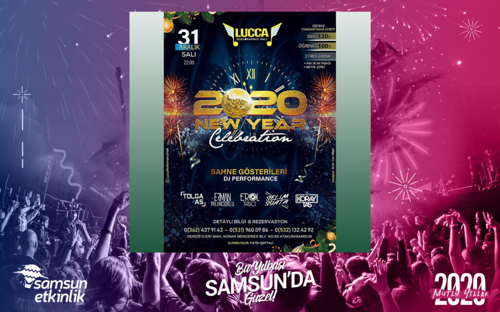 Lucca Lounge Bar 2020 Yılbaşı Programı