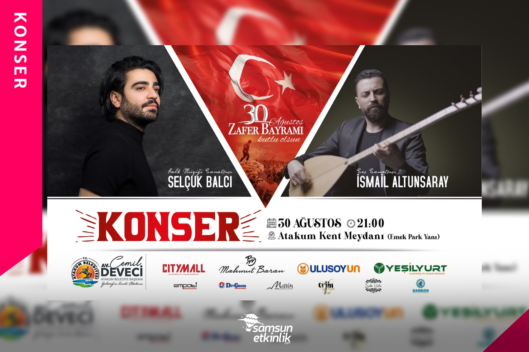 30 Ağustos Atakum Konseri
