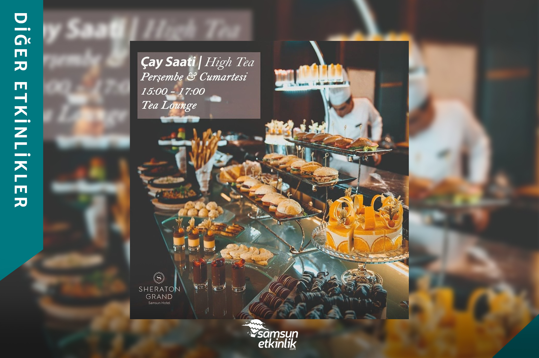 High Tea Sheraton Grand Hotel’de