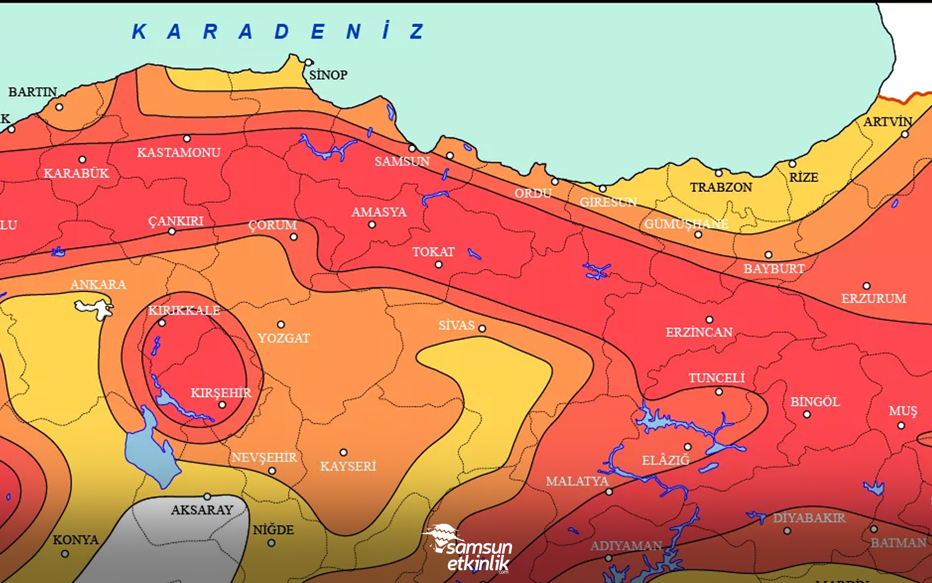 Samsun’da Hissedeceğiniz Depremlerin Nedeni