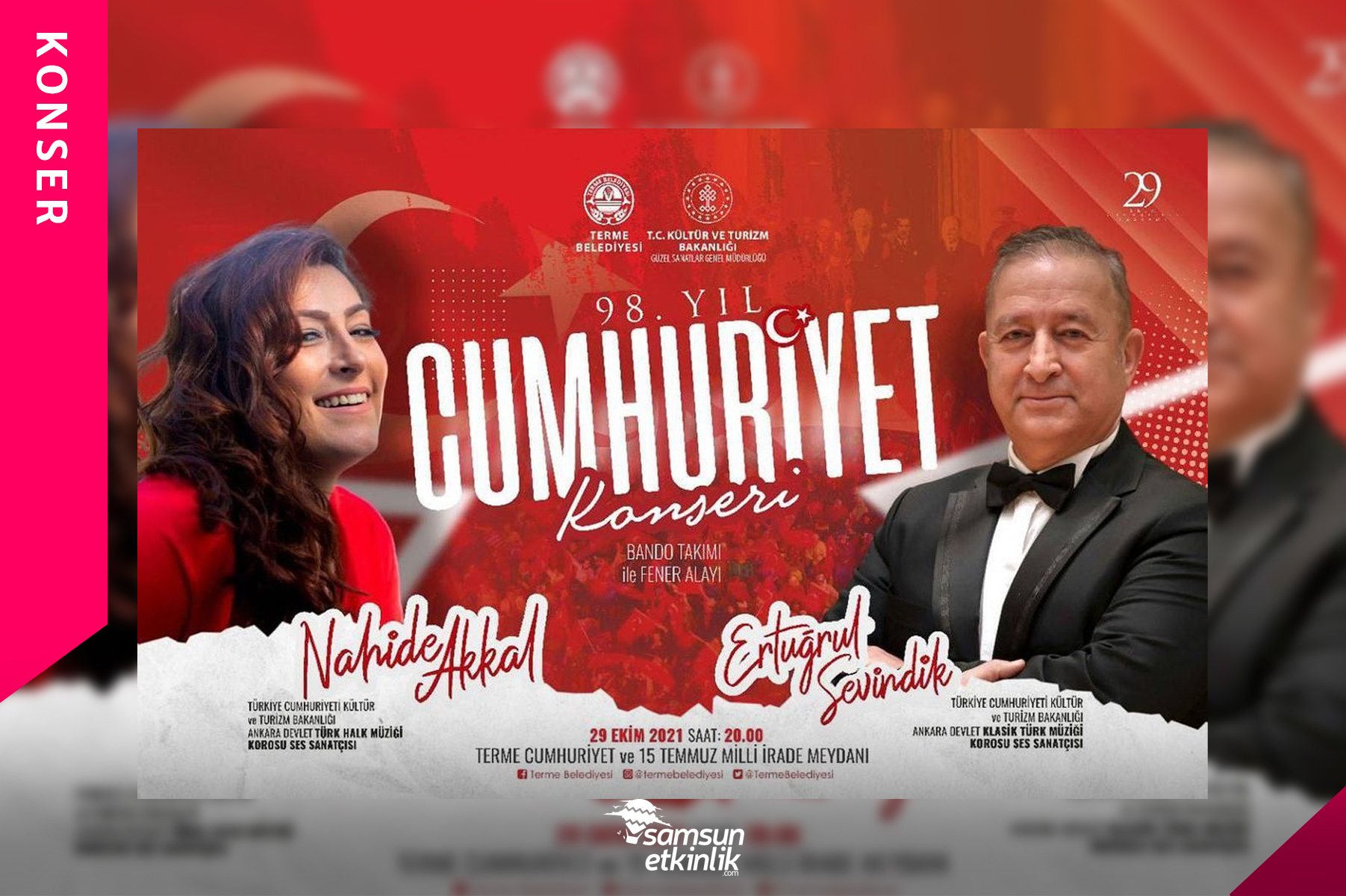 Cumhuriyet Konseri Terme’de!