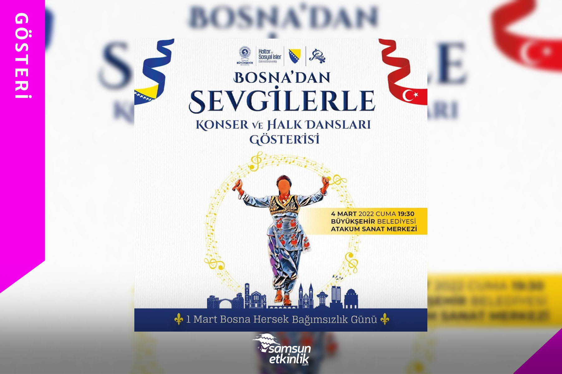 Bosna'dan Sevgililerle Konser ve Halk Dansları Gösterisi