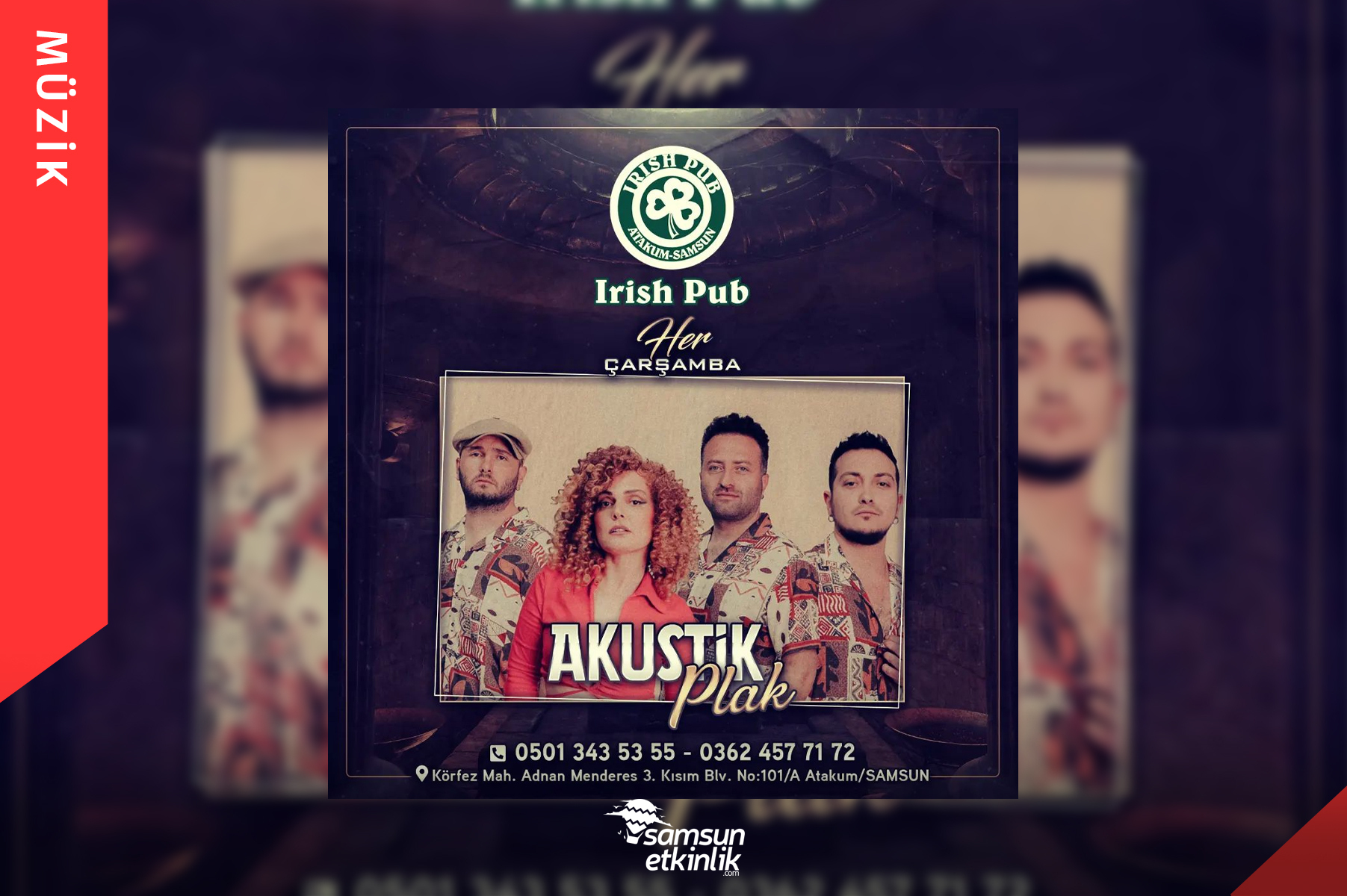 Akustik Plak Irish Pub’da