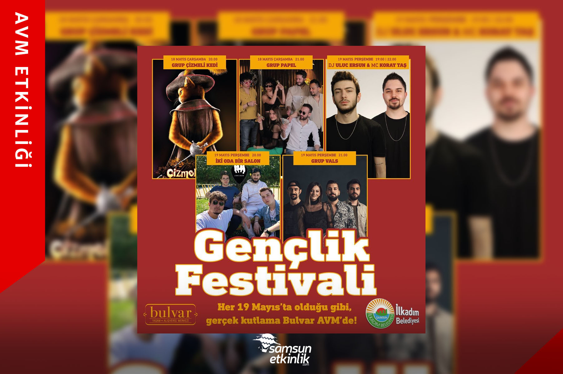 19 Mayıs Gençlik Festivali Bulvar AVM’de!