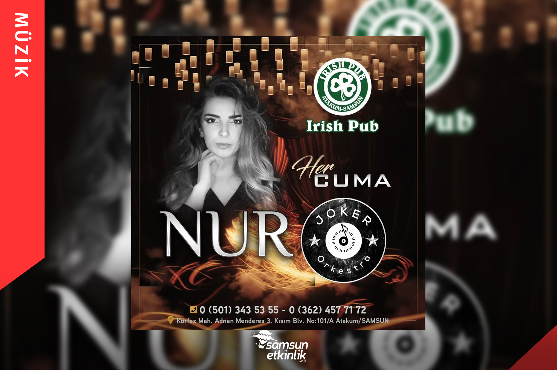 Nur ve Joker Orkestra Irish Pub’da