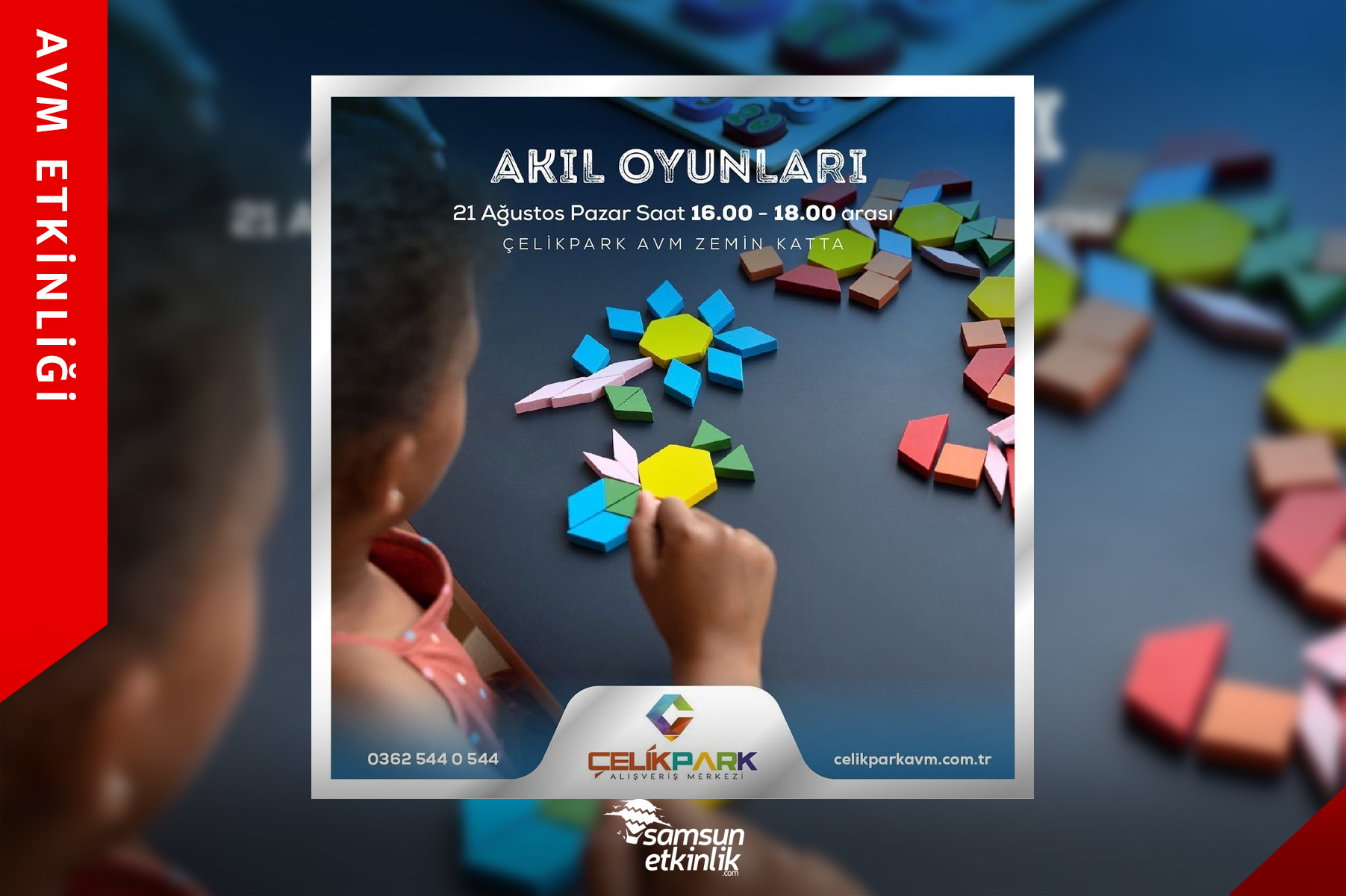 Akıl Oyunları Çelikpark AVM’de!