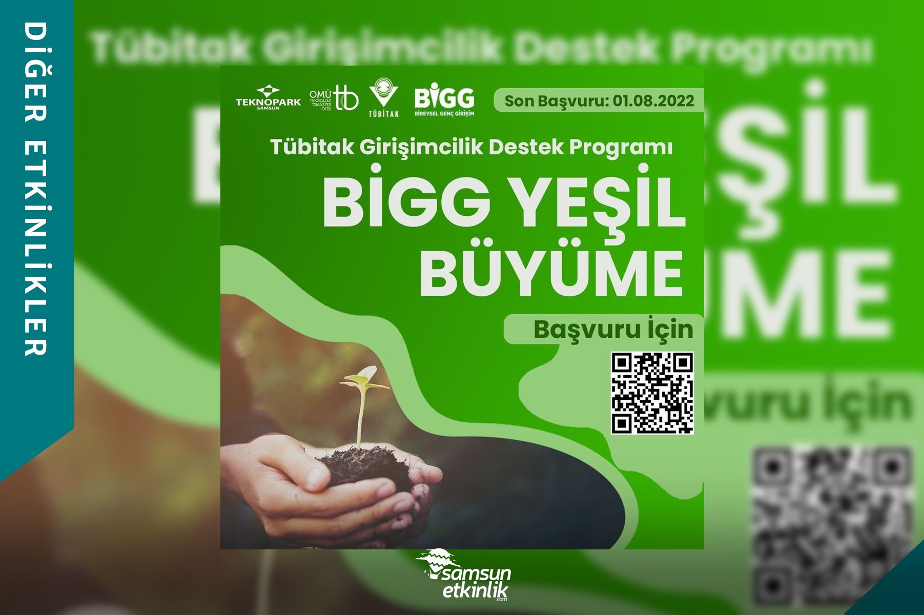 BiggSamsun Tübitak Girişimcilik Destek Programı 2022