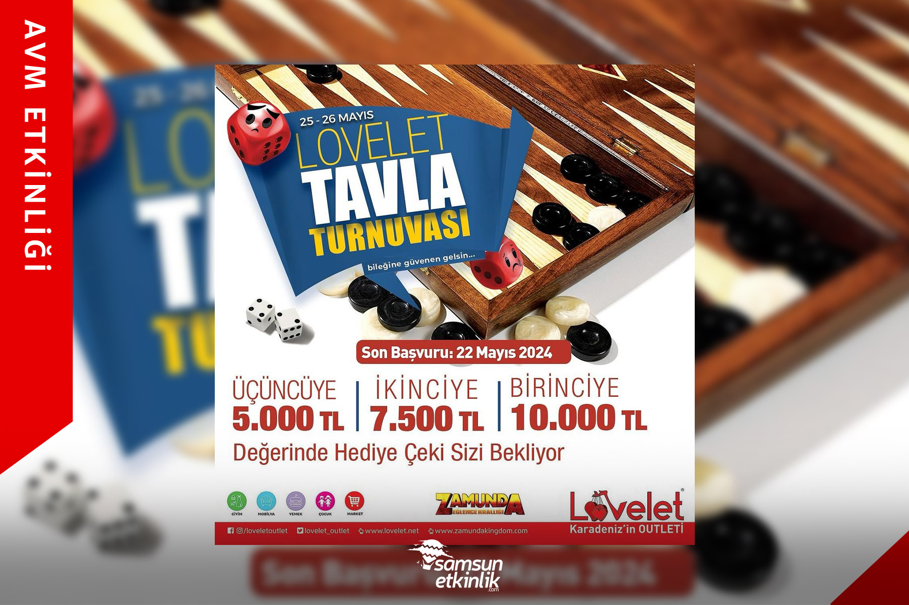 Lovelet AVM Tavla Turnuvası