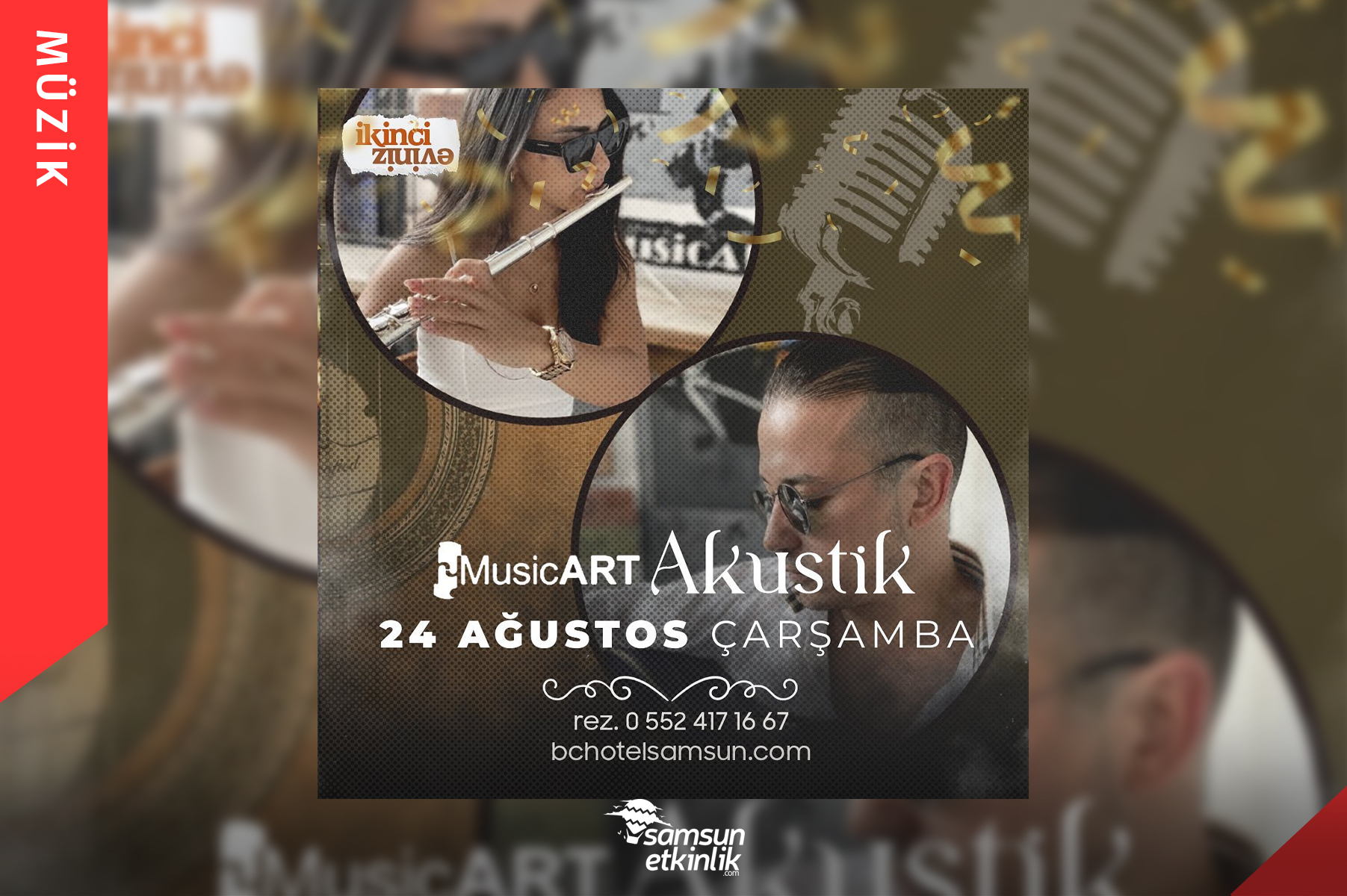 MusicART Akustik B&C Hotel Samsun’da!