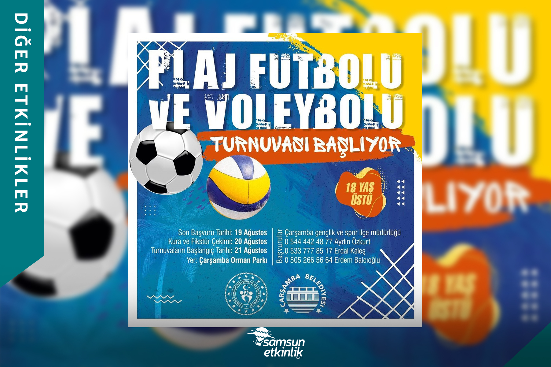 Plaj Futbolu ve Voleybolu Turnuvası