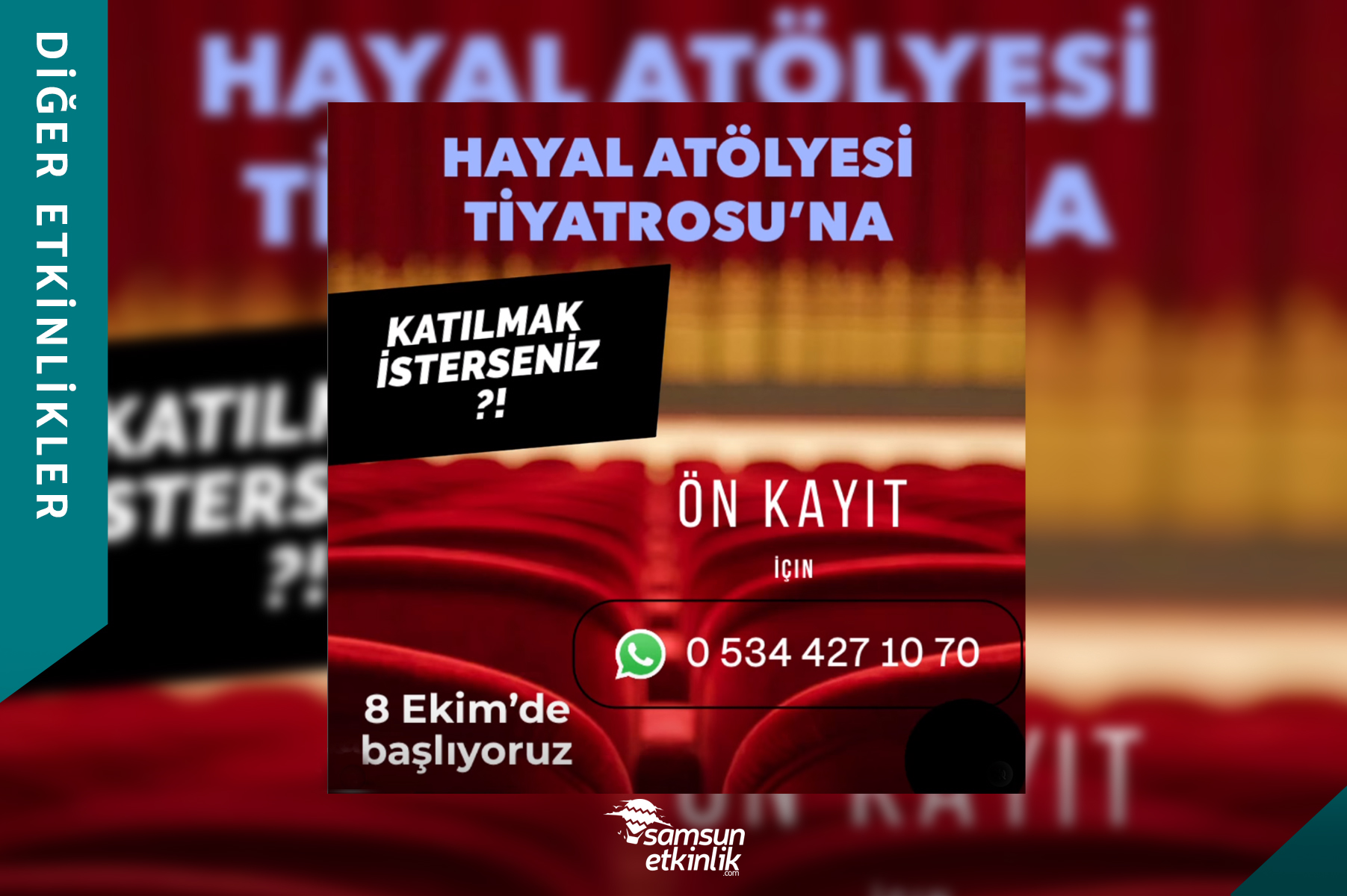 Hayal Atölyesi Tiyatrosu Ekip Arkadaşı Arıyor!