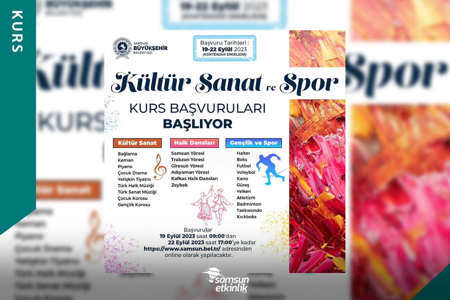 Samsun Kültür, Sanat ve Spor Kursları