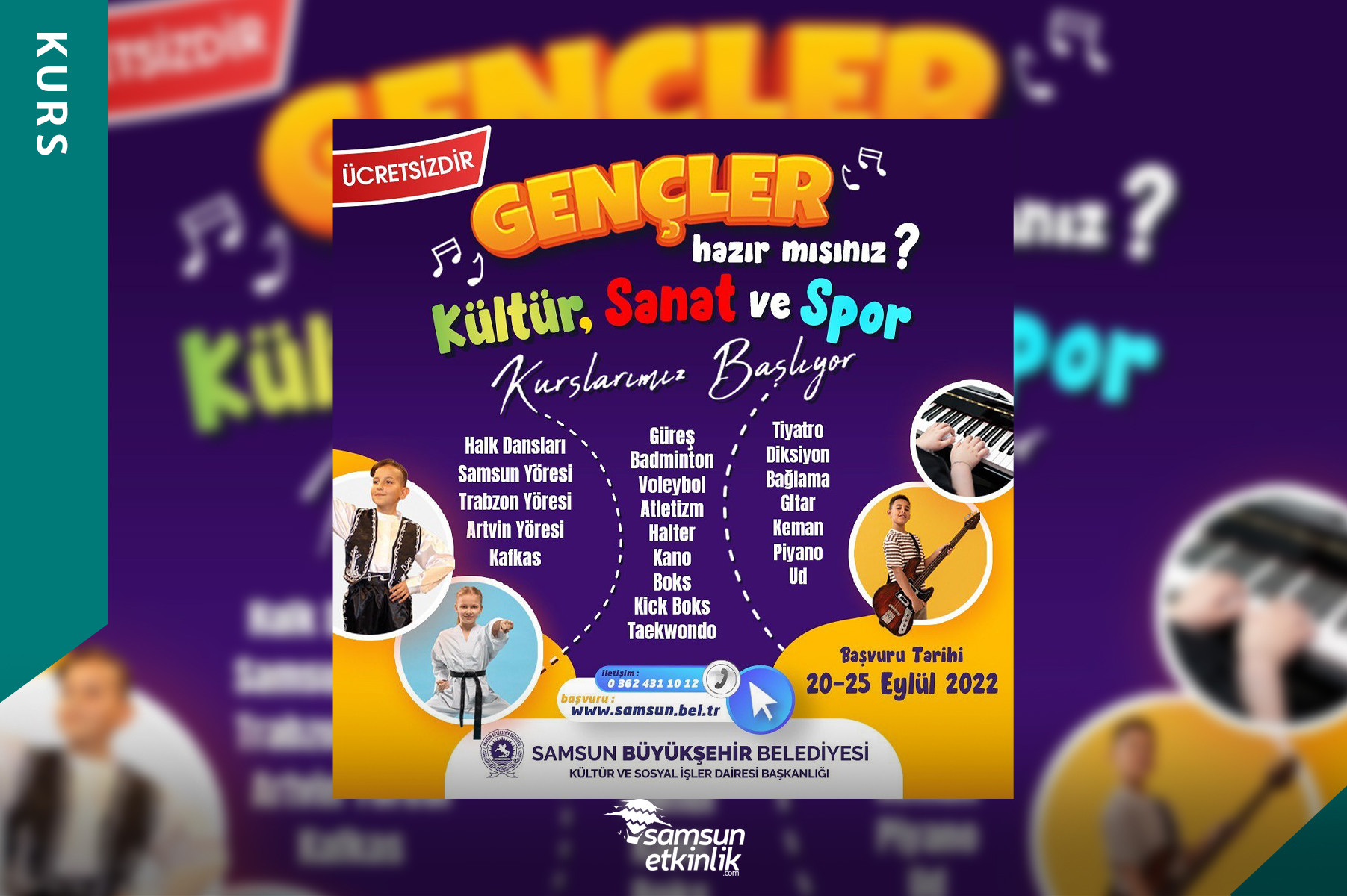 Samsun Kültür, Sanat ve Spor Kursları