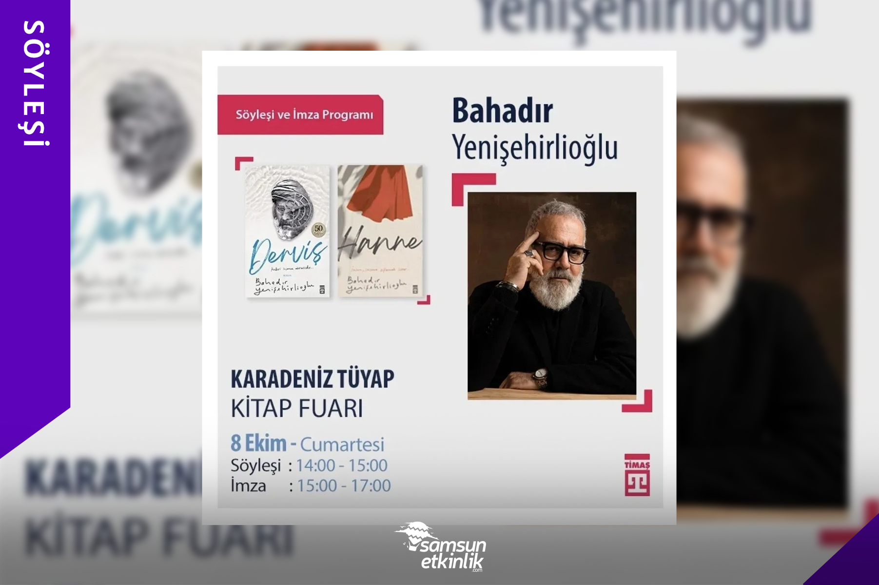 Bahadır Yenişehirlioğlu Kitap Fuarı Söyleşi ve İmza Günü