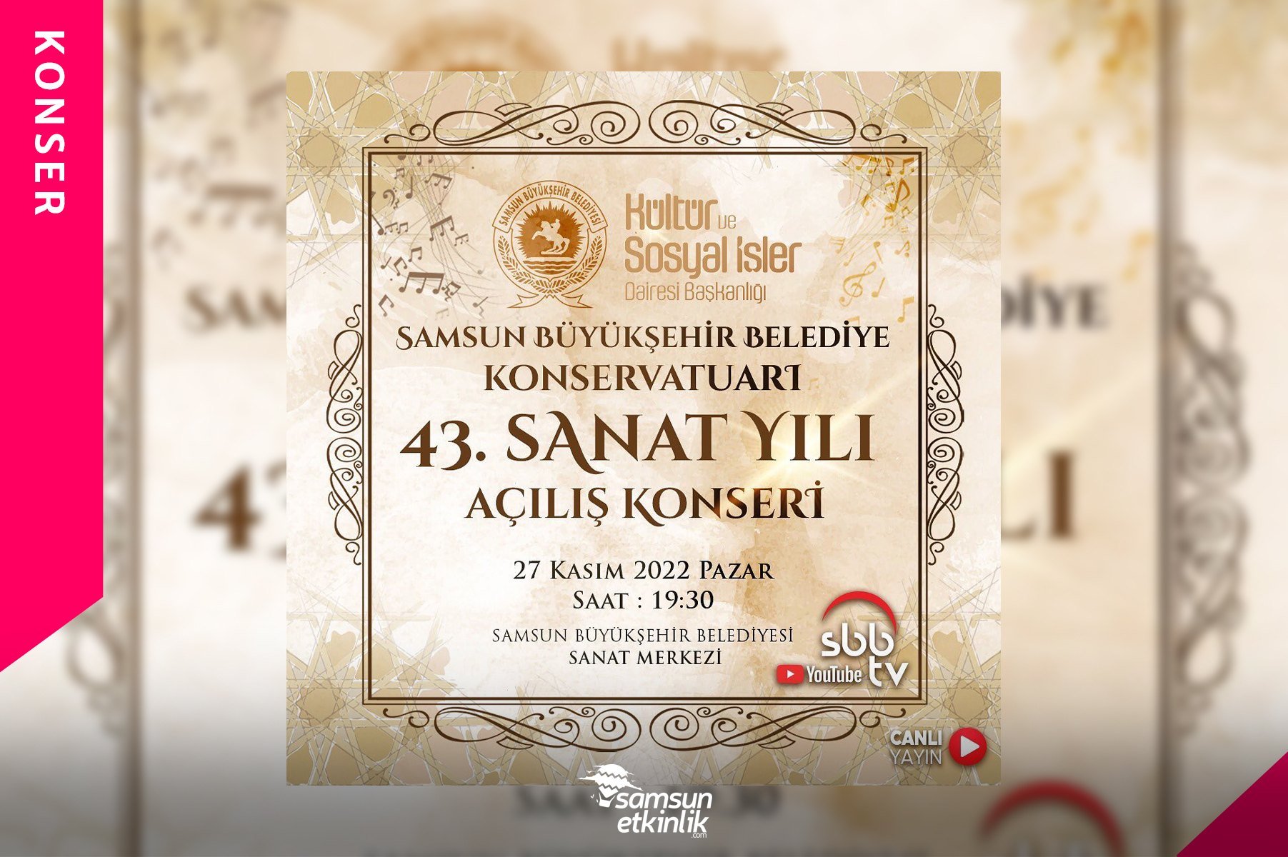 43. Sanat Yılı Açılış Konseri