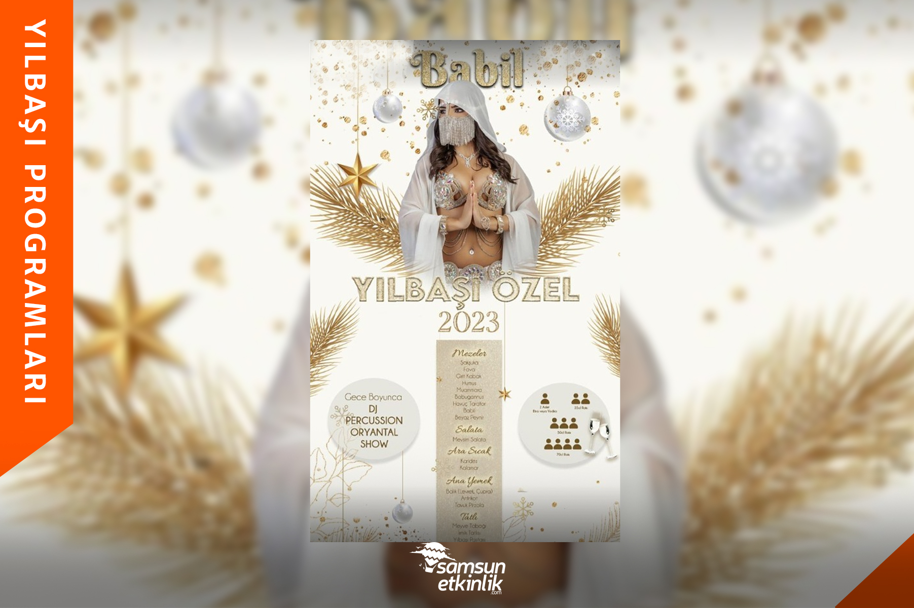 Babil Restaurant & Bar 2023 Yılbaşı Programı