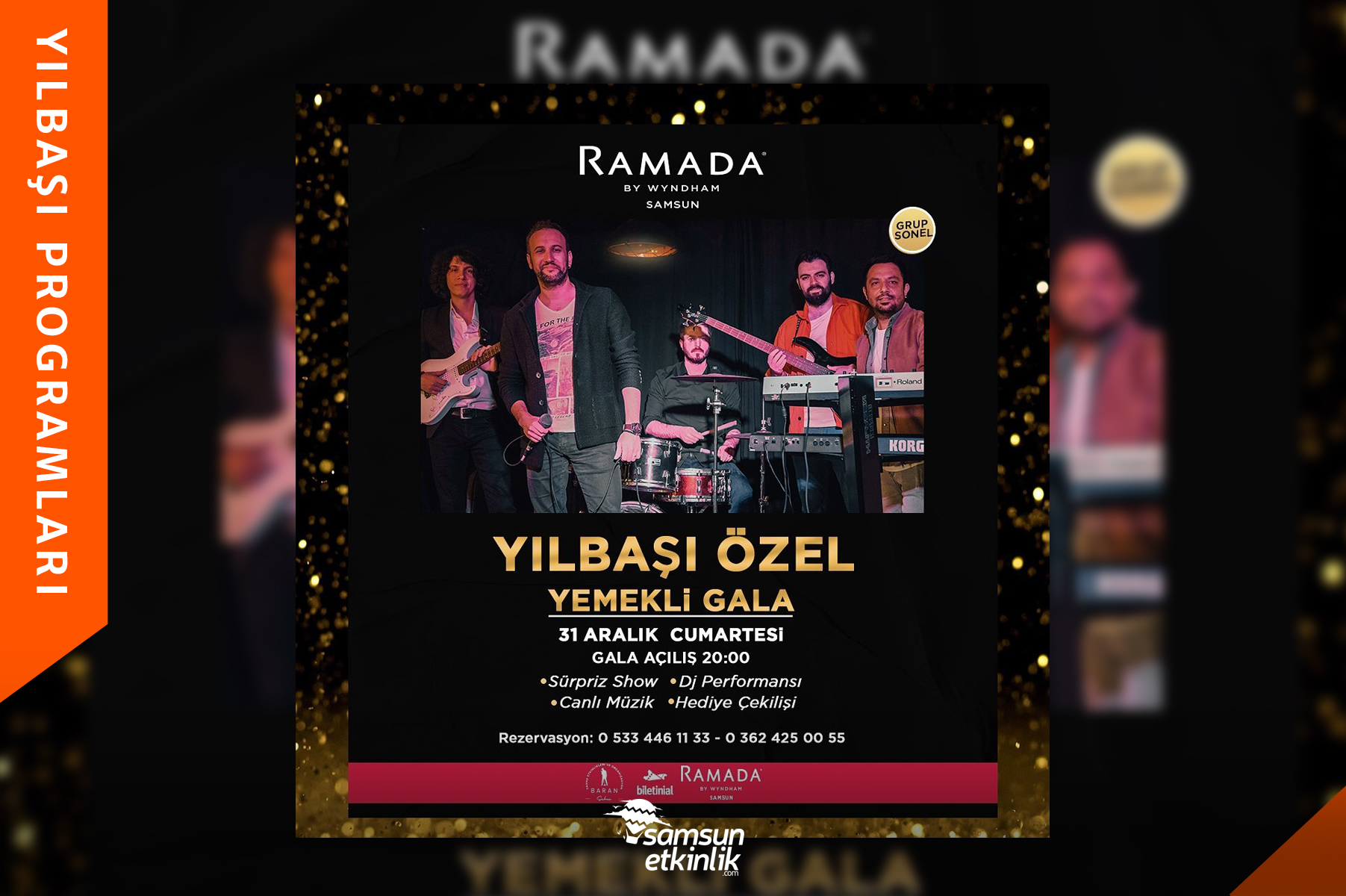 Ramada Plaza By Wyndham Samsun 2023 Yılbaşı Özel Gecesi