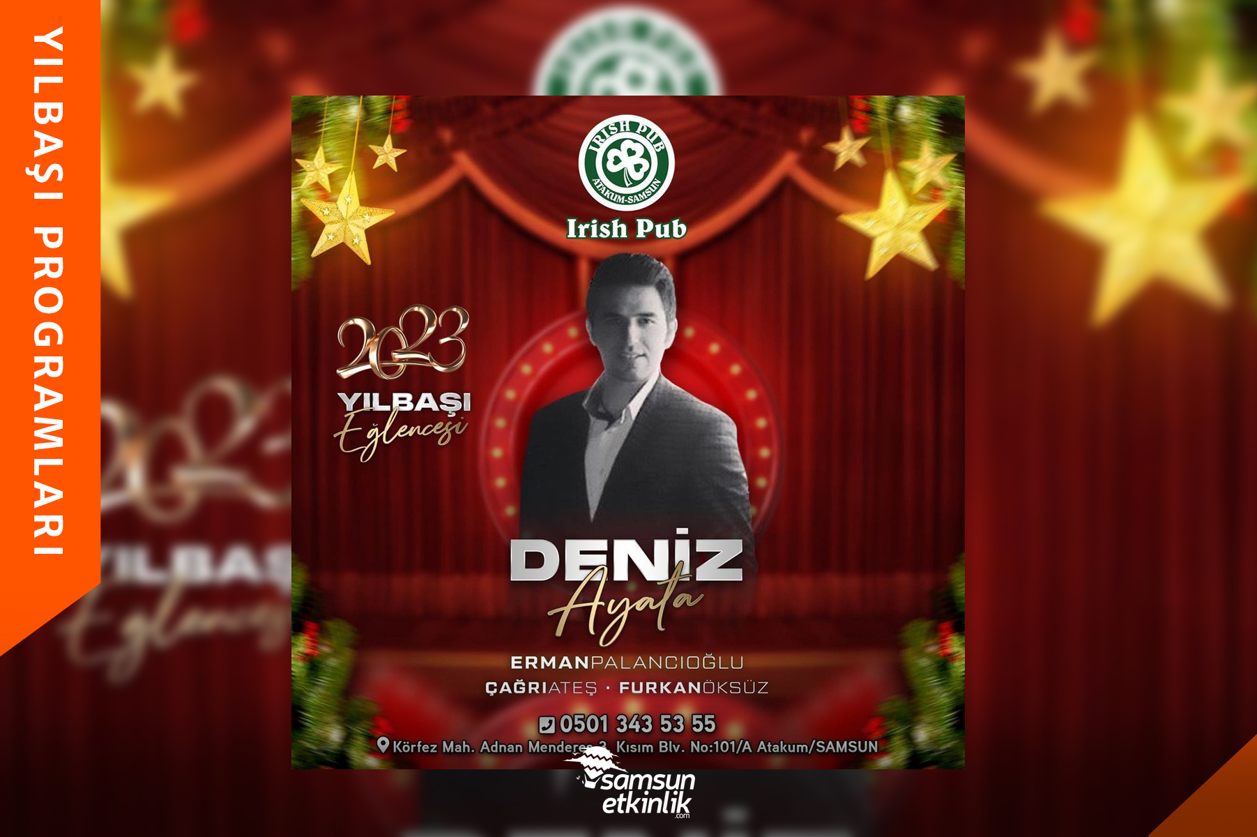 Irish Pub 2023 Yeni Yıl Partisi