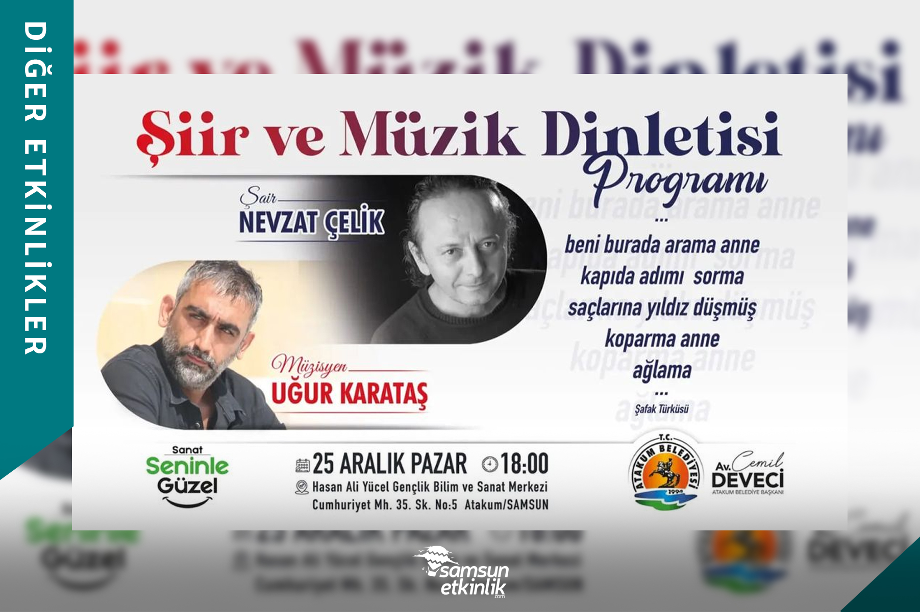 Şiir ve Müzik Dinletisi Programı