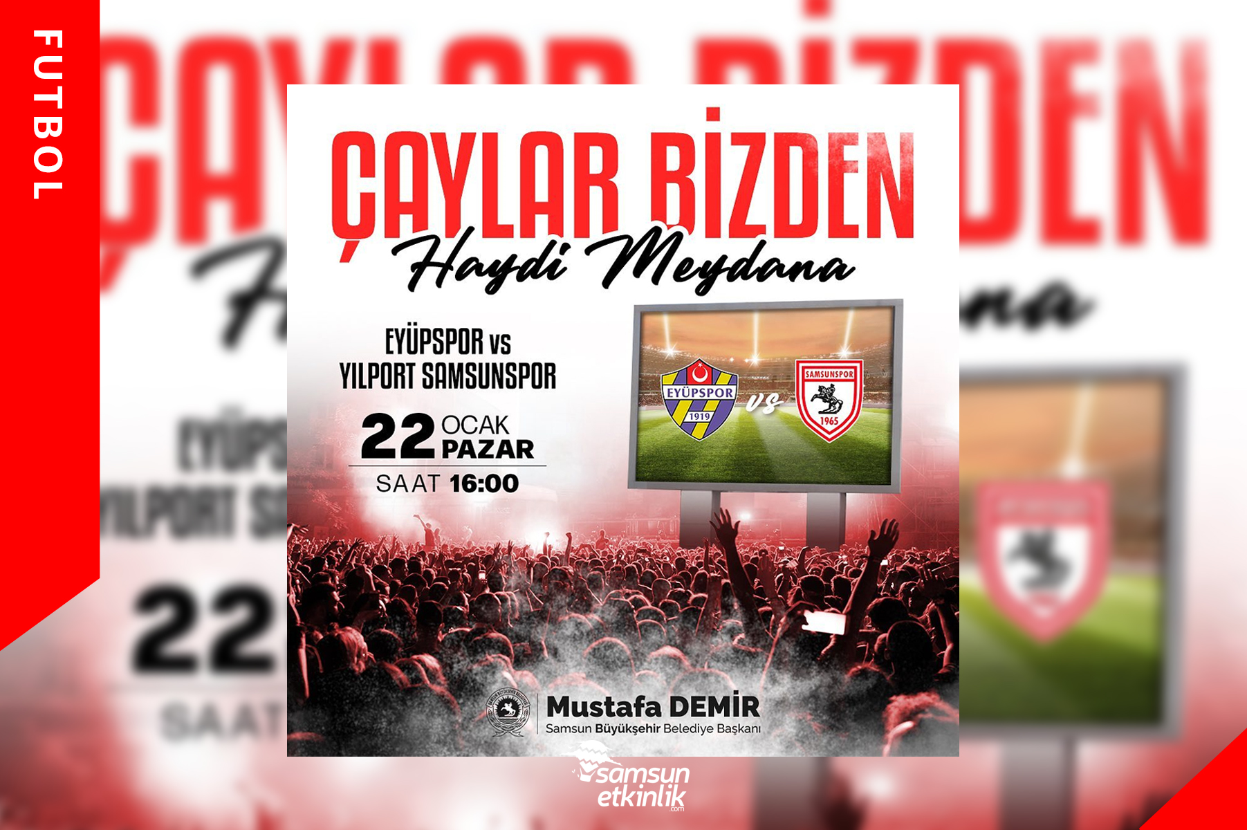 Samsunspor için Haydi Meydana!