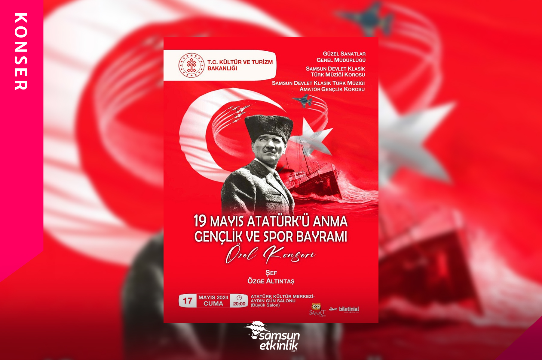19 Mayıs Atatürk'ü Anma Gençlik ve Spor Bayramı Özel Konseri