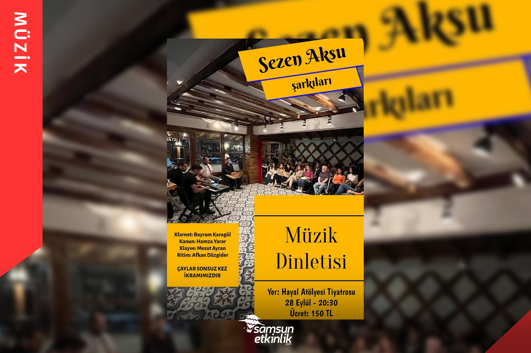 Müzik Dinletisi Hayal Atölyesi Tiyatrosu’nda!