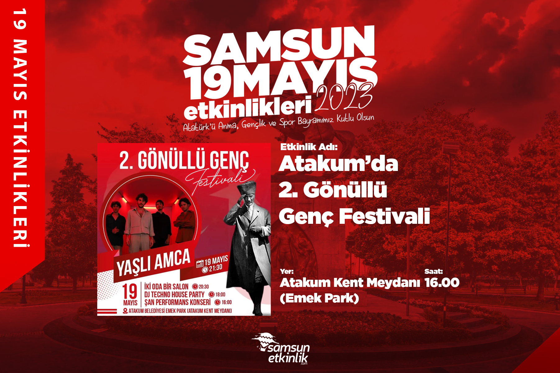 Atakum’da 2. Gönüllü Genç Festivali