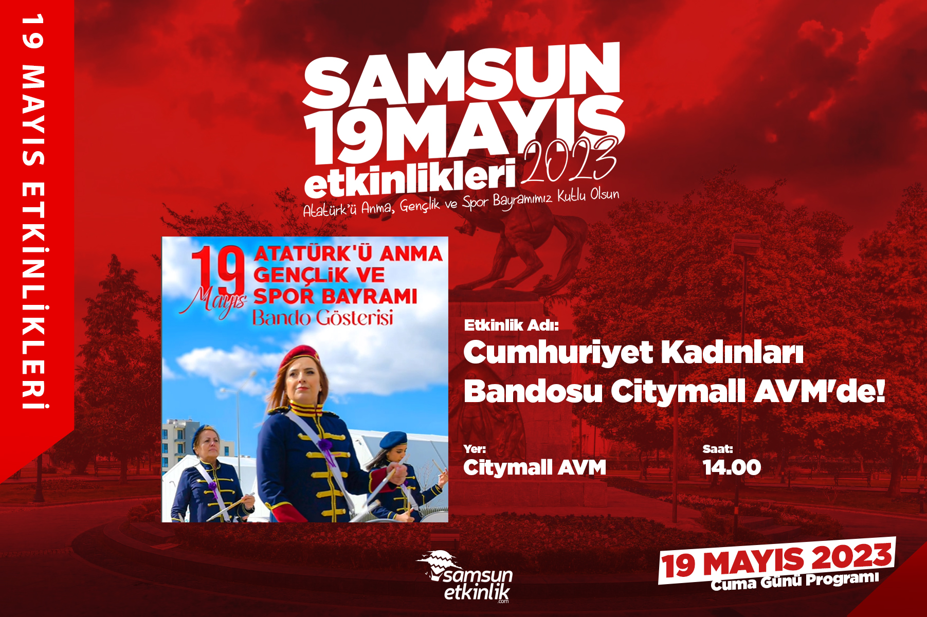 Cumhuriyet Kadınları Bandosu Citymall AVM'de!