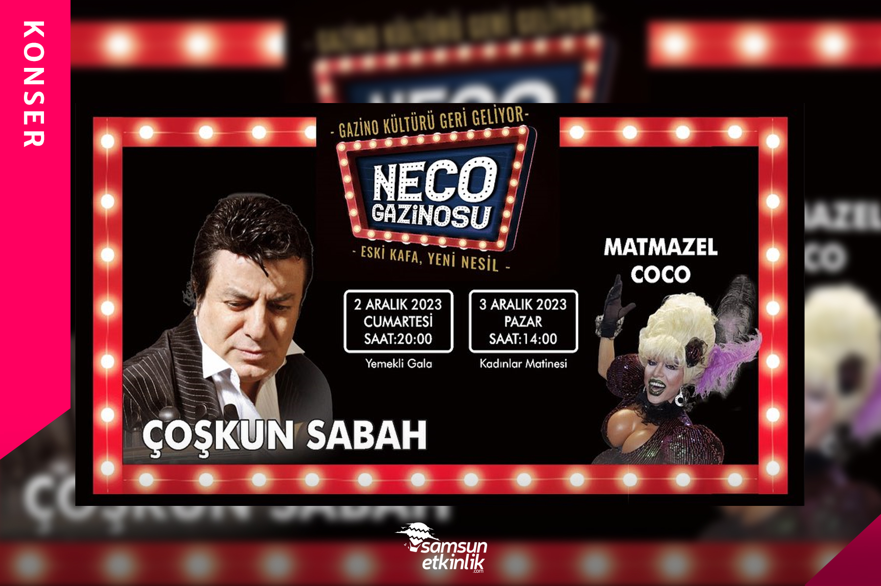 Çoşkun Sabah ve Matmazel Coco Neco Plaza Sahnesi’nde!