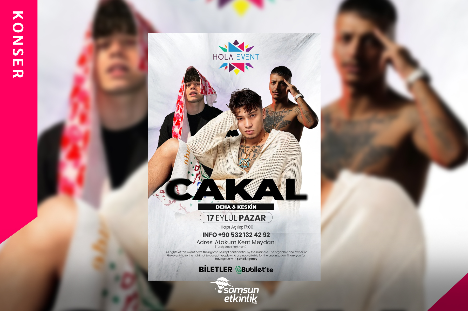 Çakal & Deha & Keskin Samsun Konseri