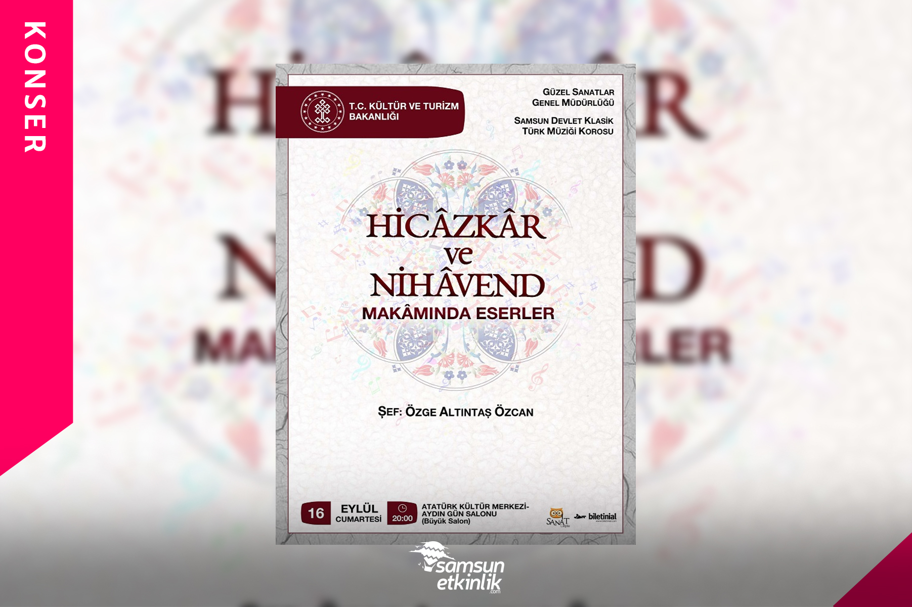 Hicâzkâr ve Nihâvend Makâmında Eserler Konseri
