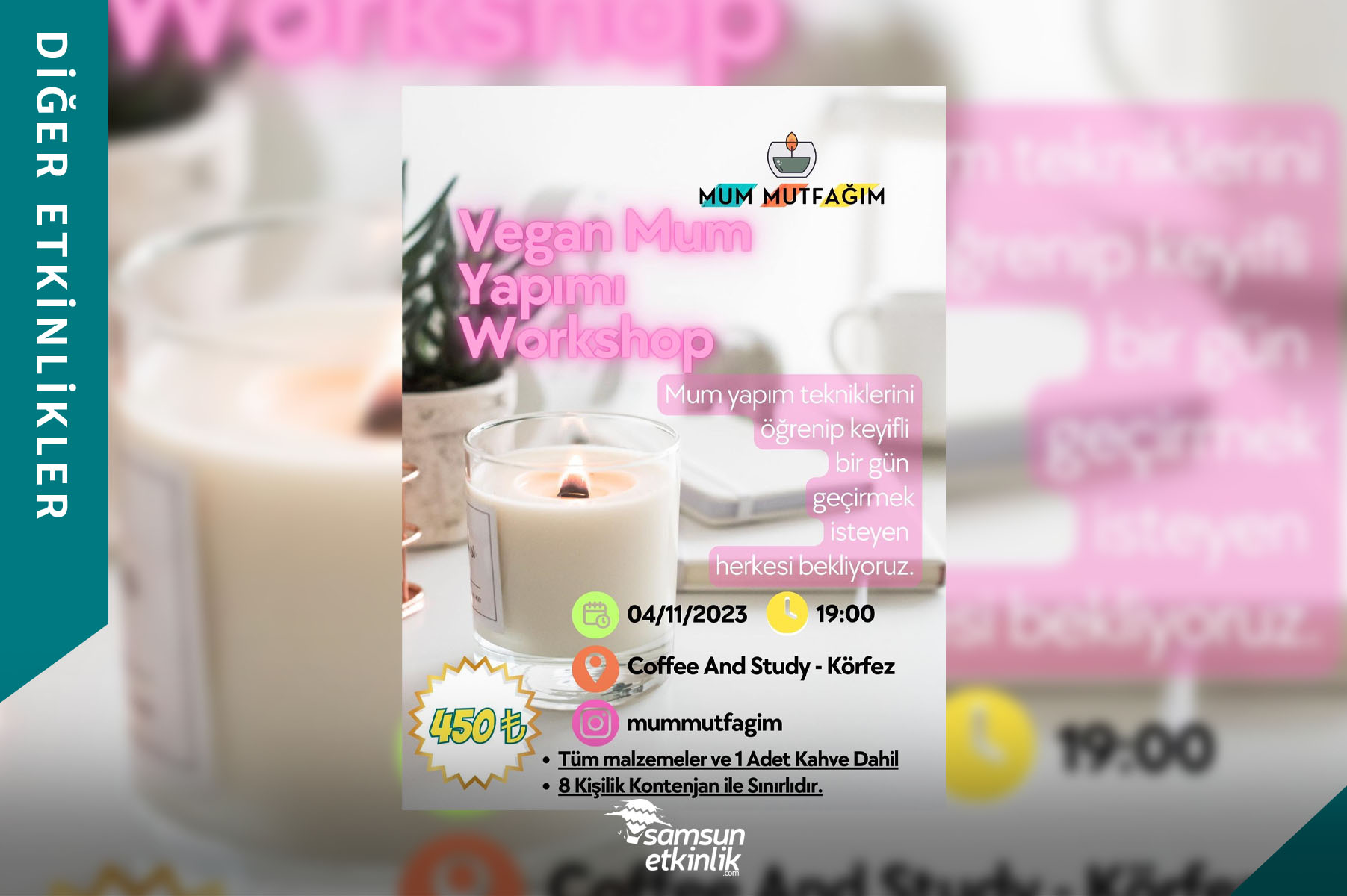 Vegan Mum Yapımı Workshop