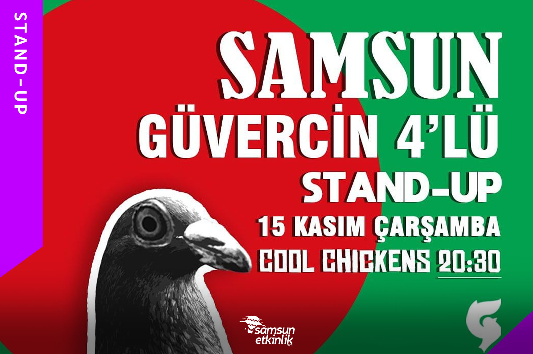 Güvercin 4’lü Samsun Stand-Up Gösterisi