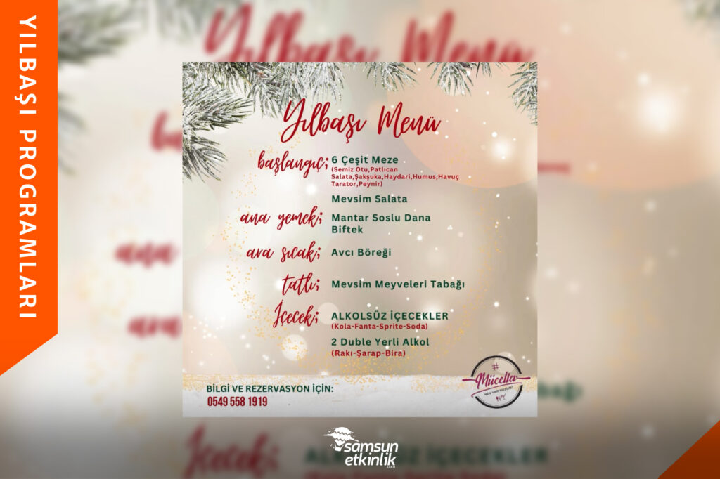 Mücella Bistro 2024 Yılbaşı Programı
