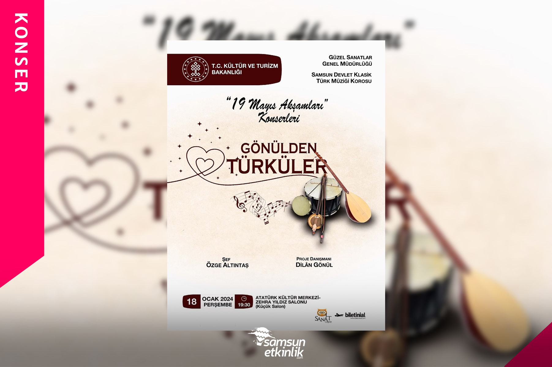 19 Mayıs Akşamları Konserleri Gönülden Türküler