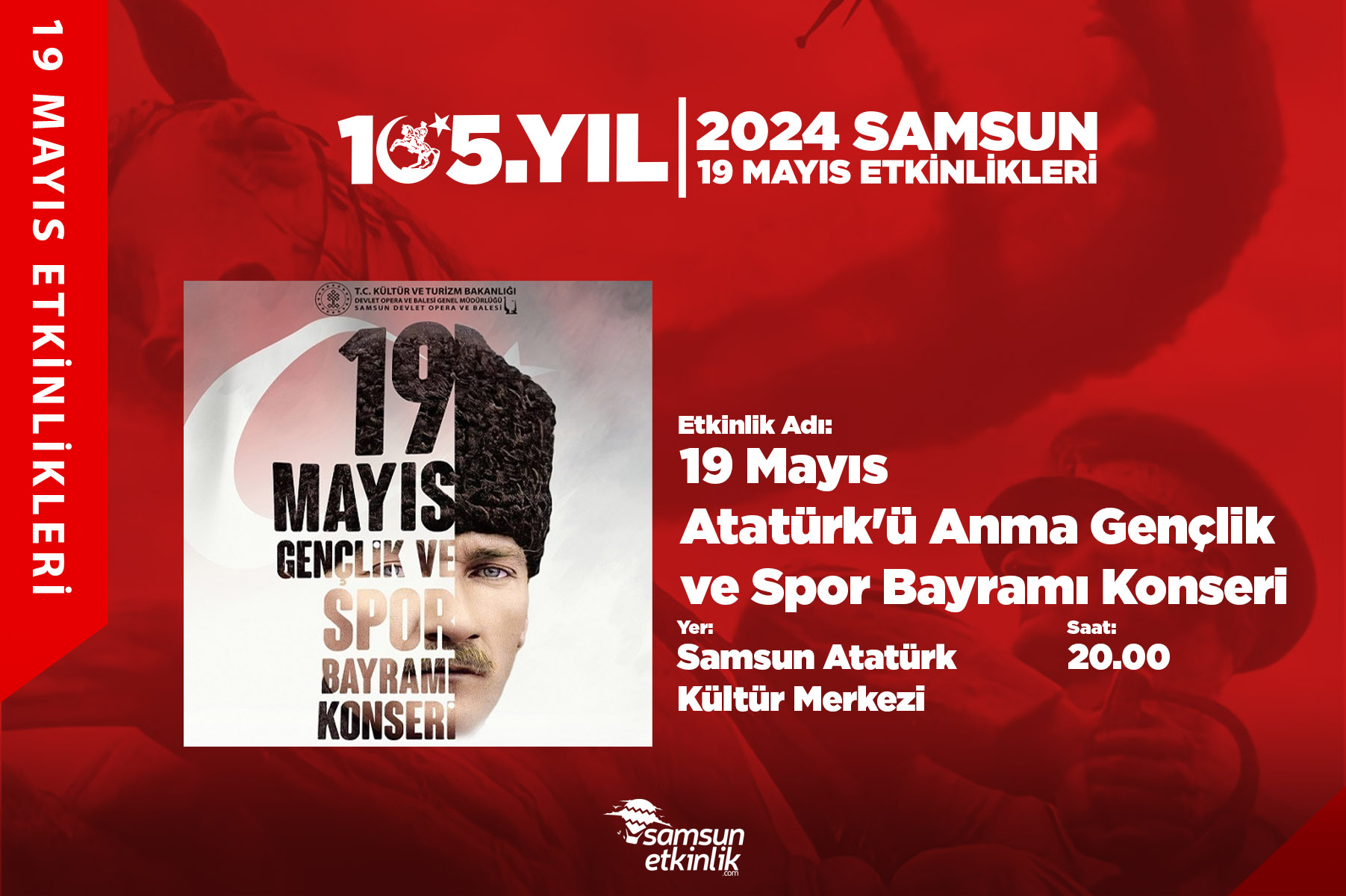 19 Mayıs Atatürk'ü Anma Gençlik ve Spor Bayramı Konseri