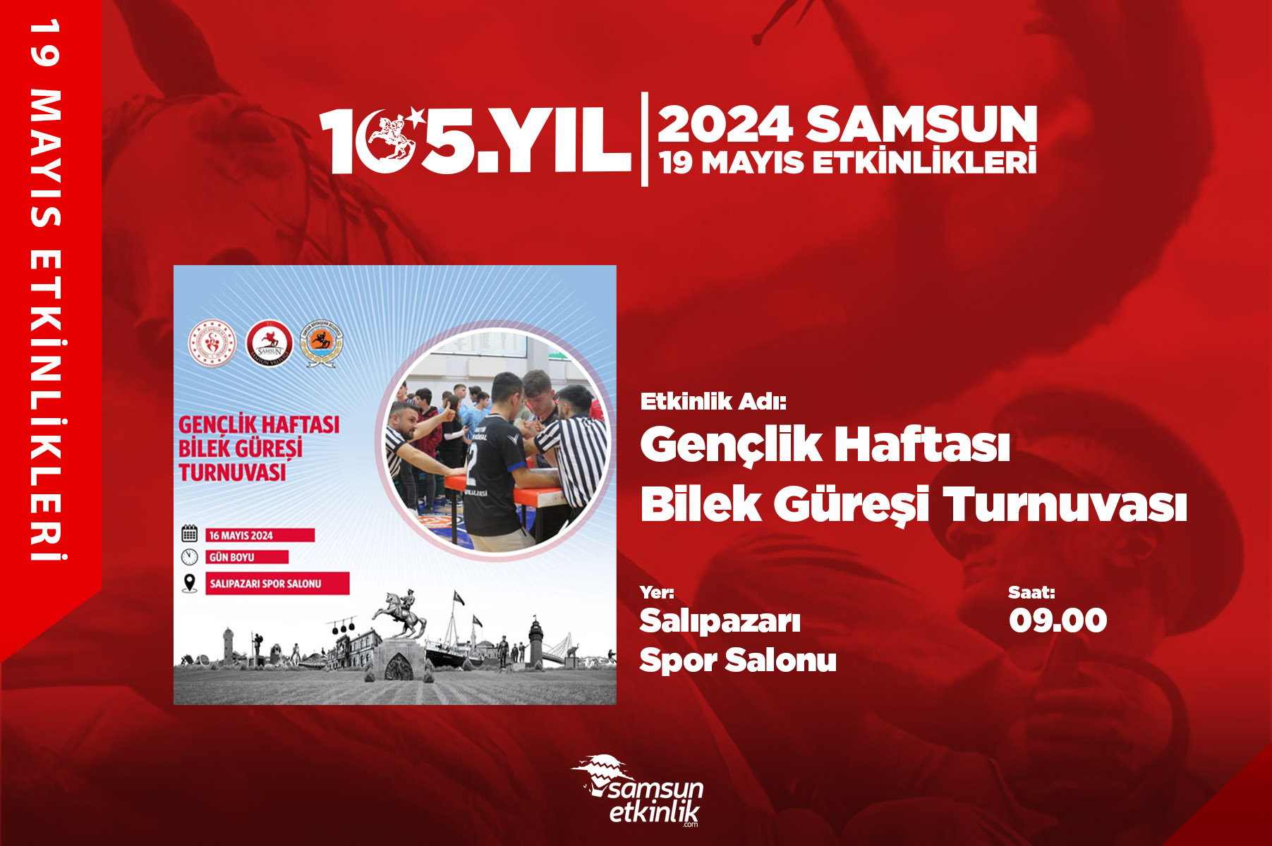 Gençlik Haftası Bilek Güreşi Turnuvası