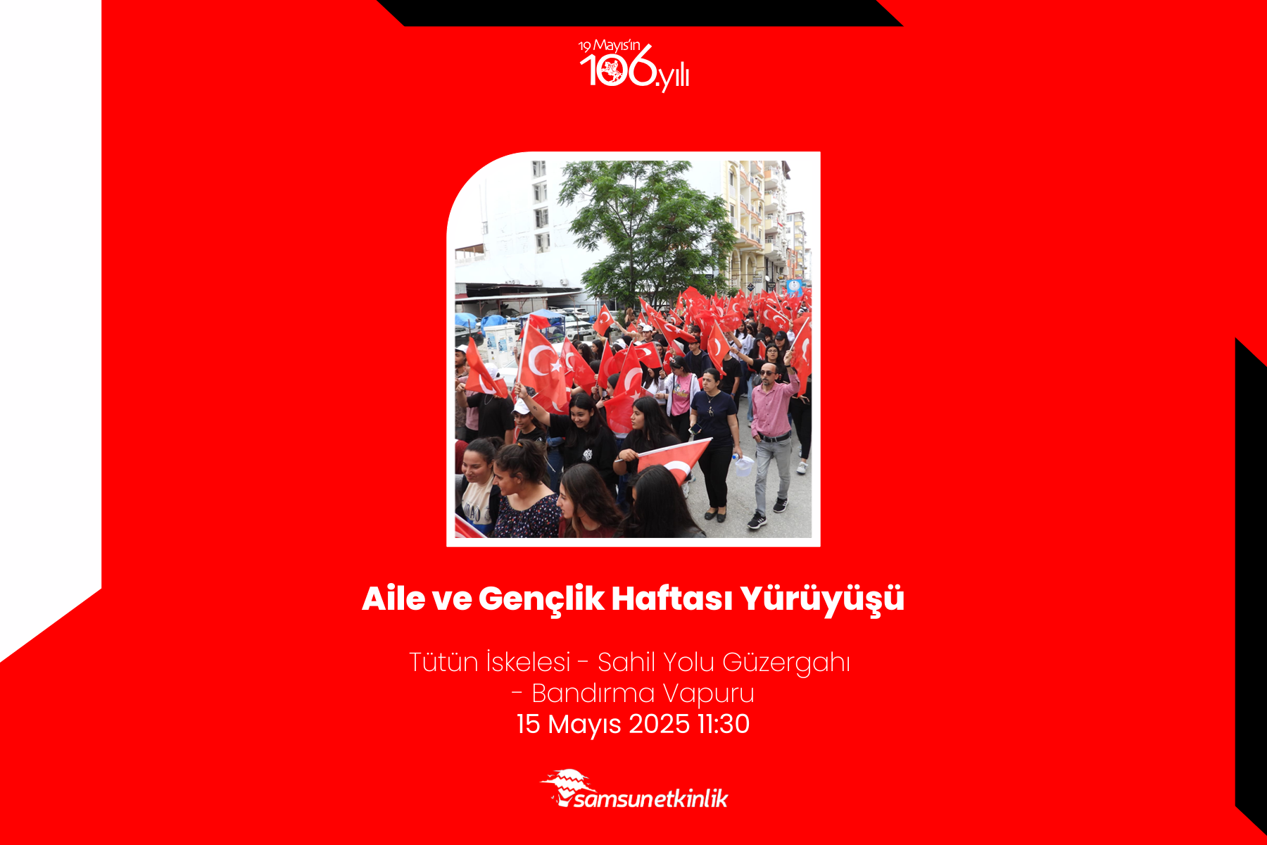 Aile ve Gençlik Haftası Yürüyüşü