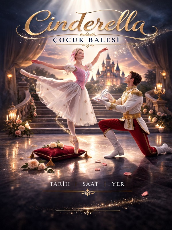 cinderella Çocuk balesi