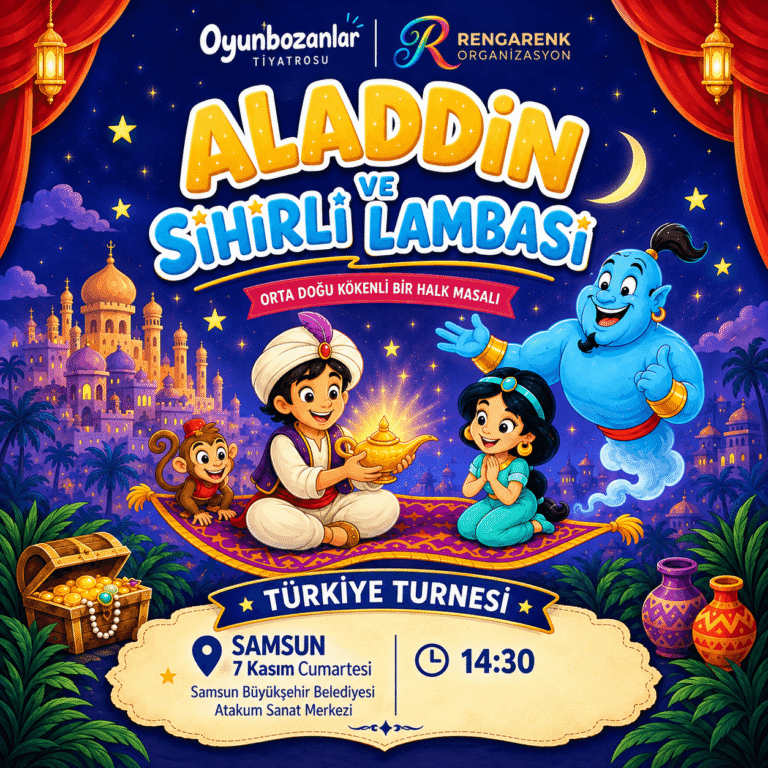 aladdin ve sihirli lambası samsun