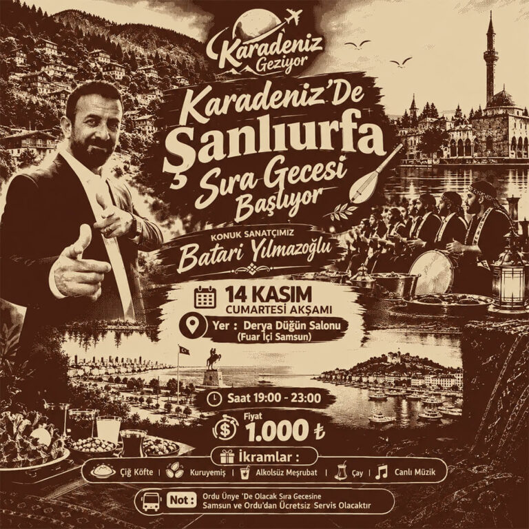 karadeniz urfa sıra gecesi samsun
